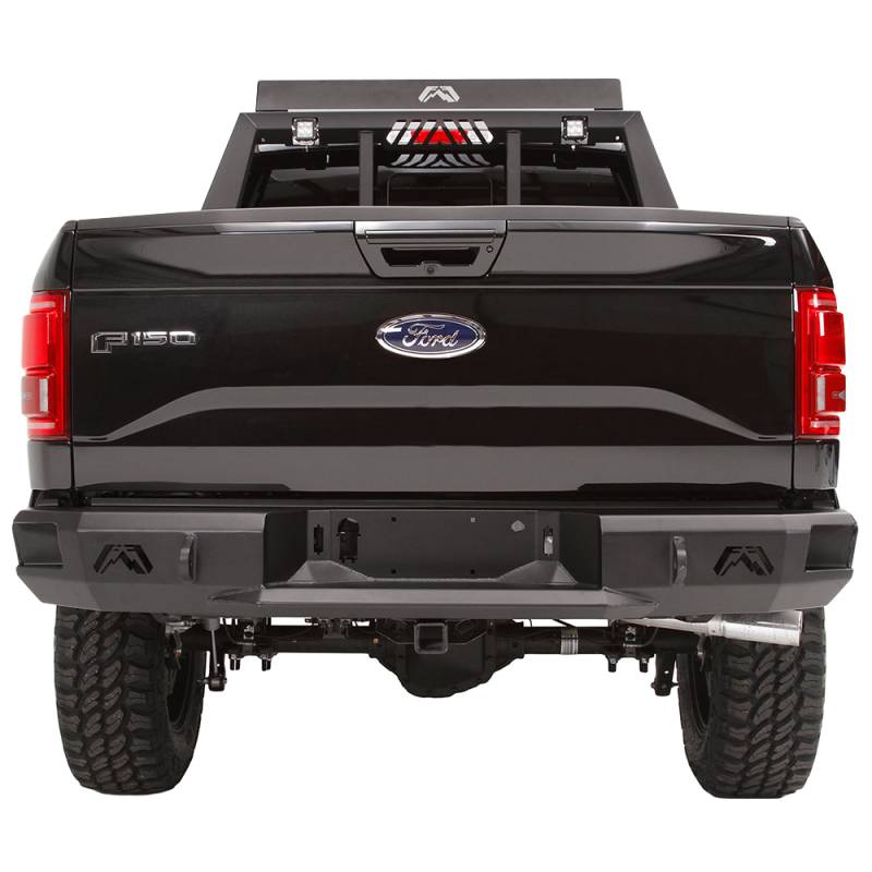 Fab Fours - Fab Fours FF15-W3250-1 Premium Rear Bumper for Ford F150 2015-2020