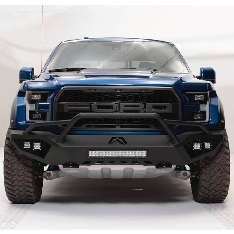 Fab Fours - Fab Fours FF17-D4352-1 Vengeance Front Bumper with Pre-Runner Guard for Ford Raptor 2017-2020