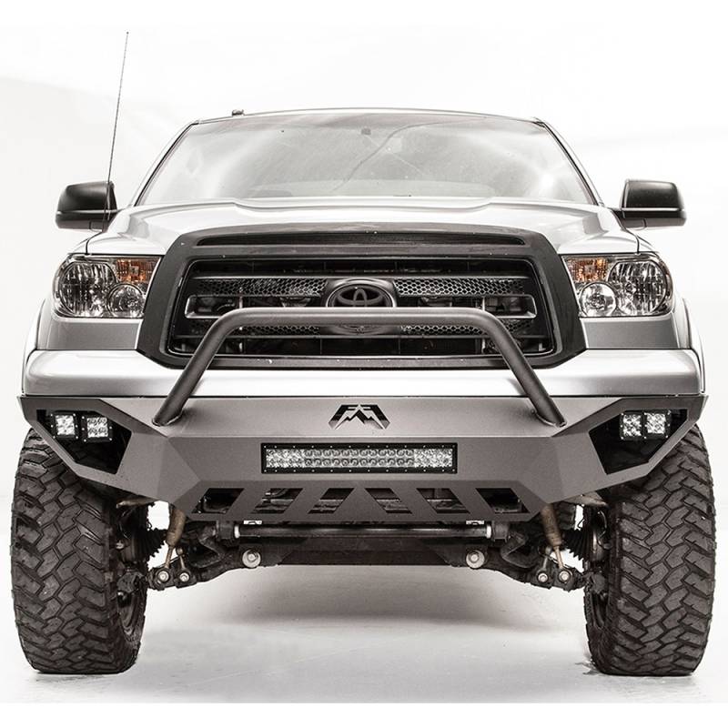 Fab Fours - Fab Fours TT07-D4452-1 Vengeance Front Bumper with Pre-Runner Guard for Toyota Tundra 2007-2013