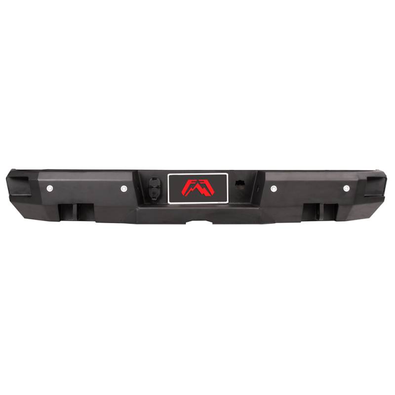 Fab Fours - Fab Fours CS15-W3551-1 Premium Rear Bumper with Sensor Holes for Chevy Suburban 2015-2019