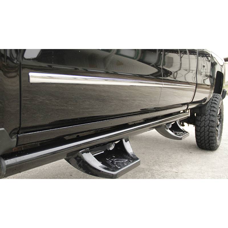 Fab Fours - Fab Fours J1011 Cab Length Side Step for Chevy Silverado/GMC Sierra 1500/2500/3500 Crew Cab 2007-2010