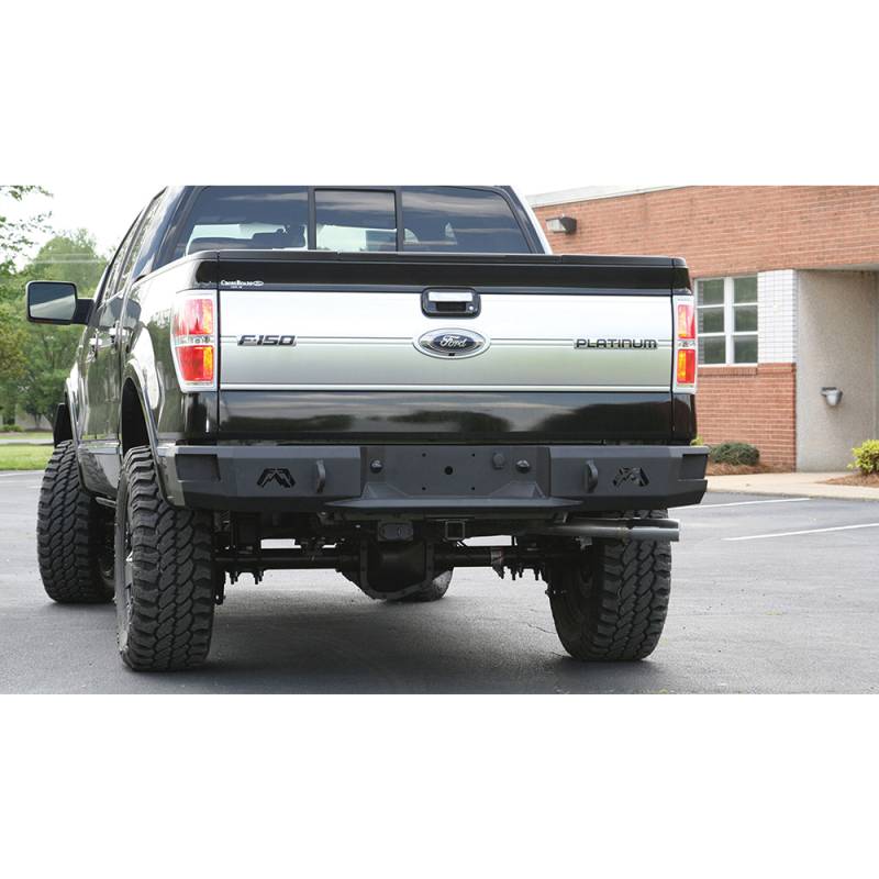 Fab Fours - Fab Fours FF09-W1750-1 Rear Bumper for Ford F150 2009-2014