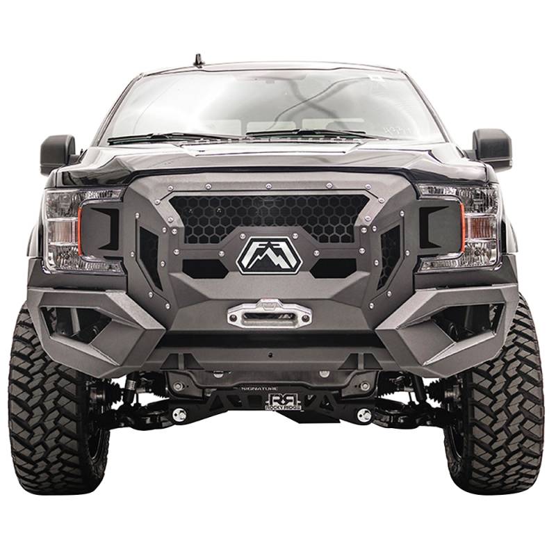 Fab Fours - Fab Fours GR4500-1 Grumper Front Bumper for Ford F150 2018-2020