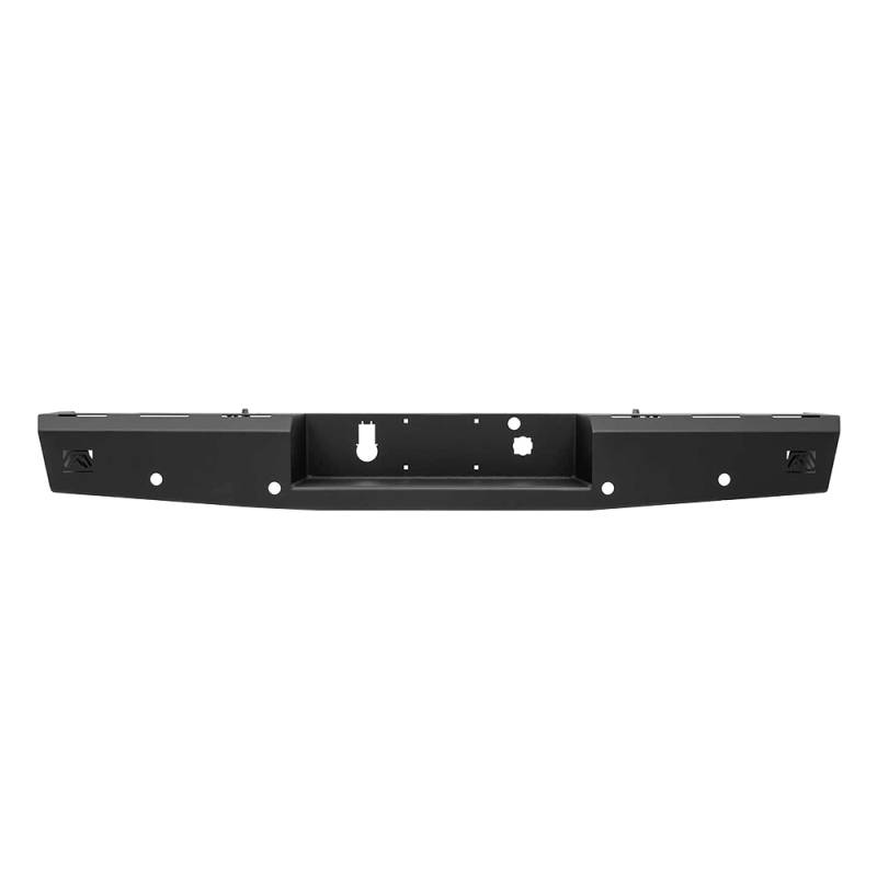 Fab Fours - Fab Fours CH15-RT3050-1 Red Steel Rear Bumper for GMC Sierra 2500/3500 2015-2019
