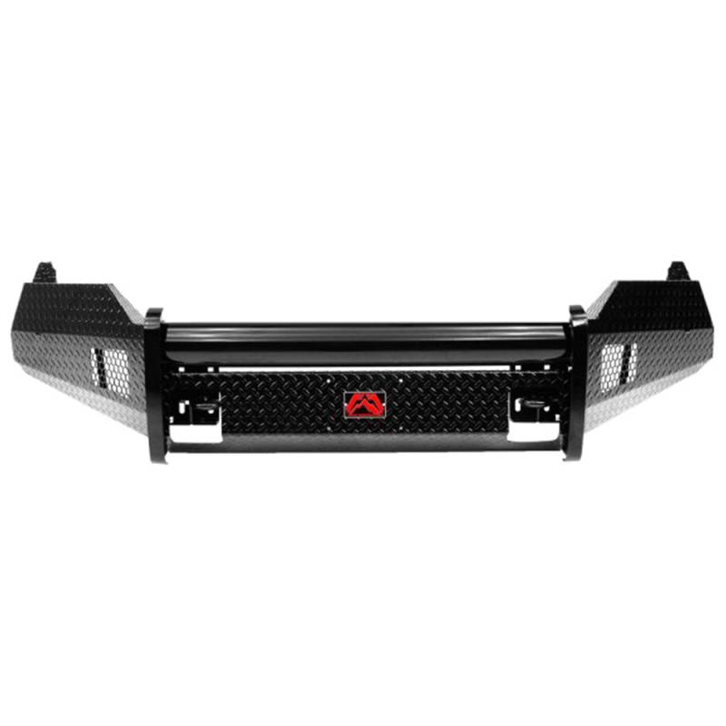Fab Fours - Fab Fours DR13-K2961-1 Black Steel Front Bumper for Dodge Ram 1500 2013-2018