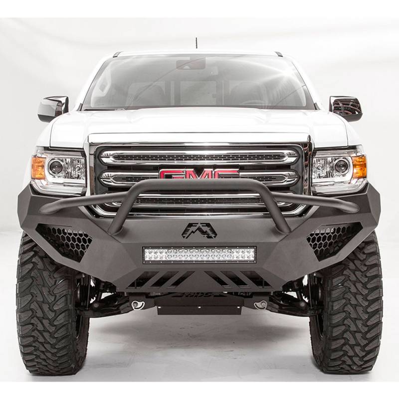 Fab Fours - Fab Fours GC15-D3452-1 Vengeance Front Bumper with Pre-Runner Guard for GMC Canyon 2015-2019