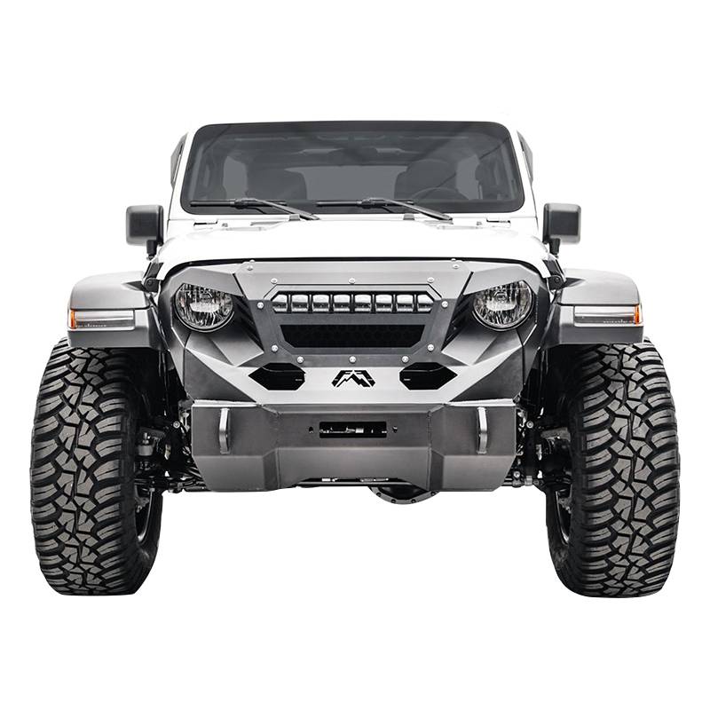 Fab Fours - Fab Fours GR4606-1 Grumper Light Bar Mount for Jeep Wrangler JL 2018-2020