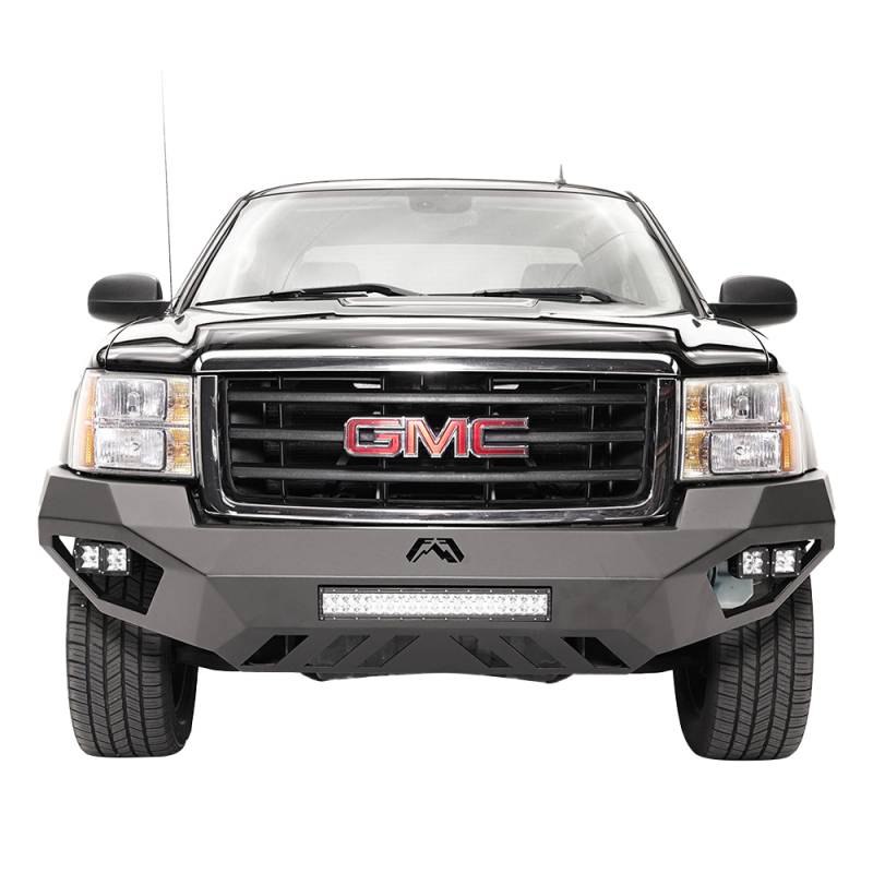 Fab Fours - Fab Fours GS07-D2151-1 Vengeance Front Bumper for GMC Sierra 1500 2007-2013