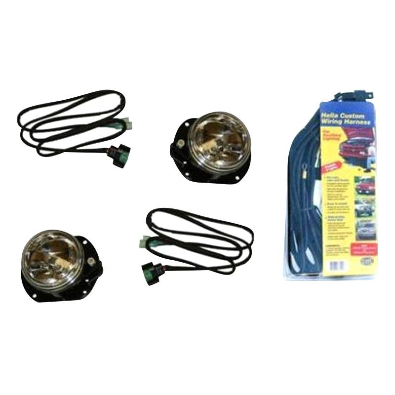 Fab Fours - Fab Fours JKST-LA JK Stubby Front Bumper Optional Fog Light Kit