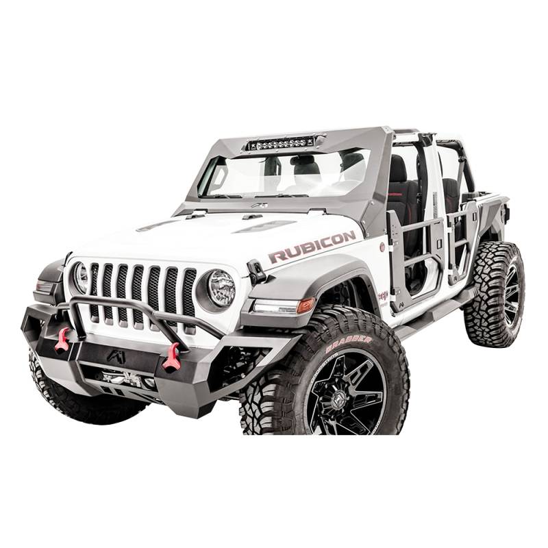 Fab Fours - Fab Fours JL3022-1 ViCowl 20" Light Bar Insert for Jeep Wrangler JL/Gladiator 2018-2020