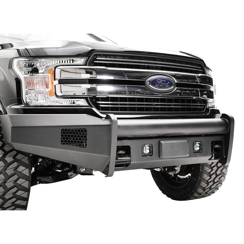 Fab Fours - Fab Fours KGMOD-1 Black Steel Adaptive Cruise Control Lower Guard for Ford F150 2018-2020