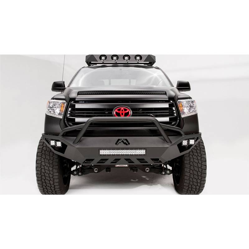 Fab Fours - Fab Fours TT14-D2852-1 Vengeance Front Bumper with Pre-Runner Guard for Toyota Tundra 2014-2019