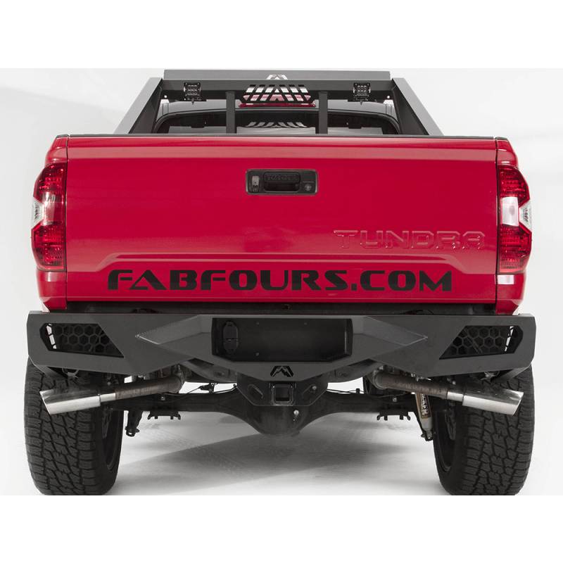 Fab Fours - Fab Fours TT14-E2851-1 Vengeance Rear Bumper for Toyota Tundra 2014-2020