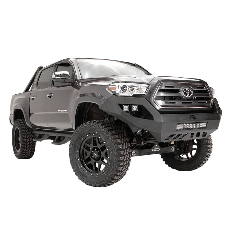 Fab Fours - Fab Fours TT16-D3651-1 Vengeance Front Bumper for Toyota Tacoma 2016-2020