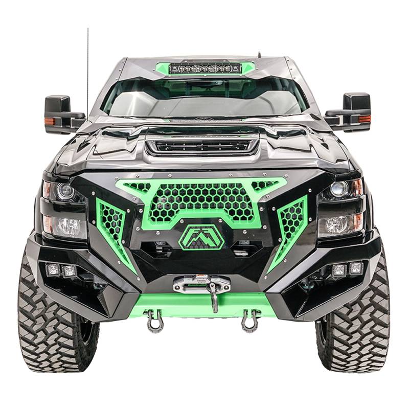 Fab Fours - Fab Fours VC3000-1 ViCowl with Ram Air Hood for Chevy Silverado 2500/3500 2017-2019