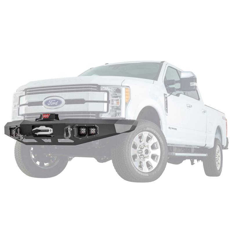 Warn - Warn 100918 Ascent Front Bumper for Ford F250/F350/F450 2017-2021
