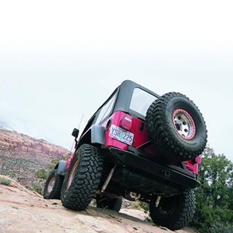 Warn - Warn 61860 Rock Crawler Rear Bumper for Jeep CJ7 1976-1986