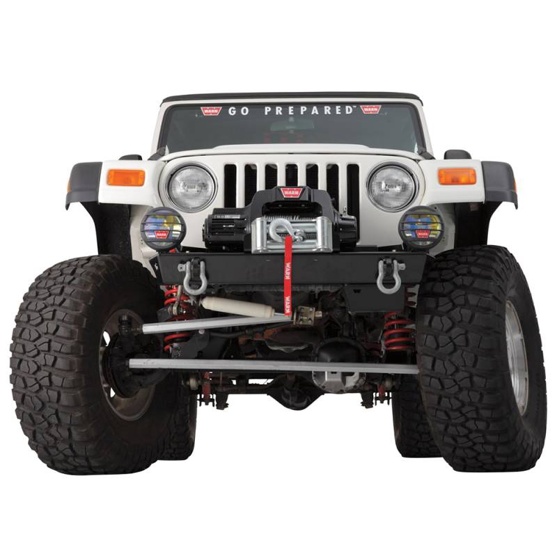 Warn - Warn 87700 Rock Crawler Stubby Front Bumper for Jeep Wrangler 1997-2006