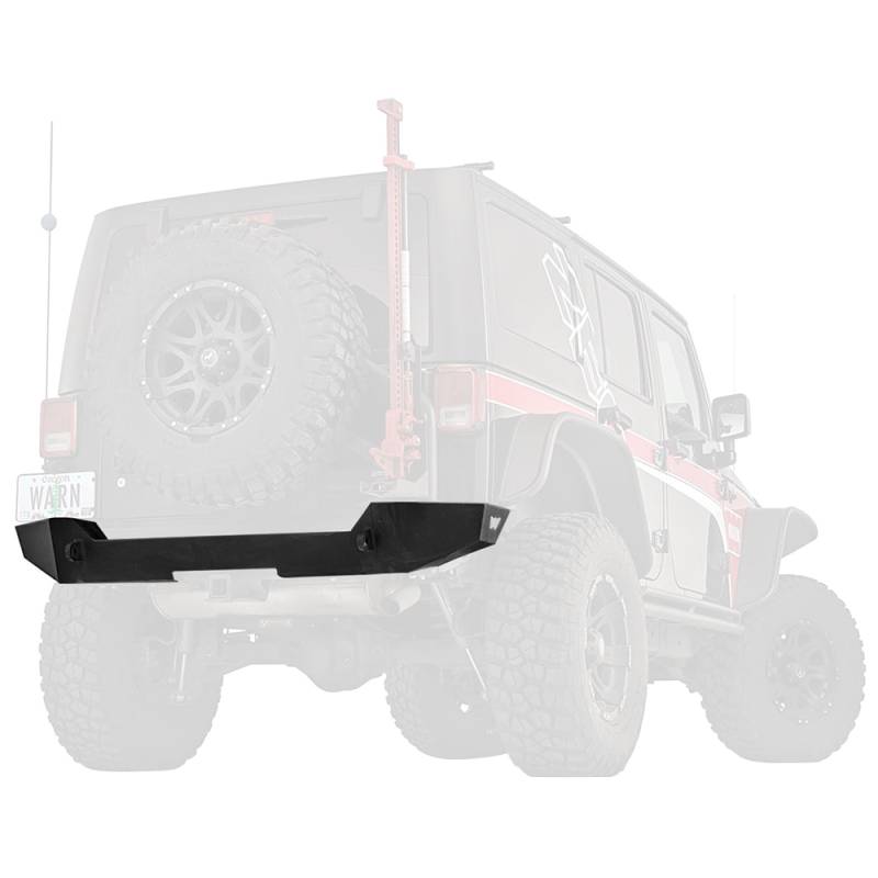 Warn - Warn 89525 Elite Series Rear Bumper for Jeep Wrangler JK 2018