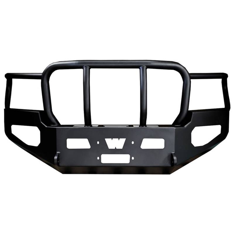 Warn - Warn 95215 Heavy Duty Front Bumper without Grille Guard for GMC Sierra 2500/3500 2011-2014