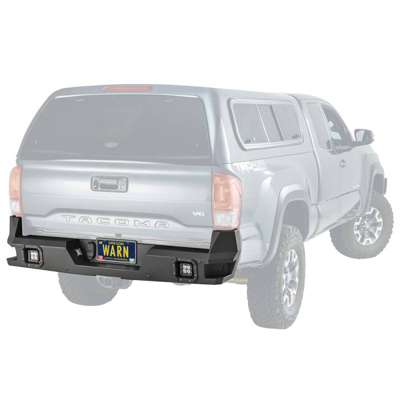 Warn - Warn 98054 Ascent Rear Bumper for Toyota Tacoma 2016-2018