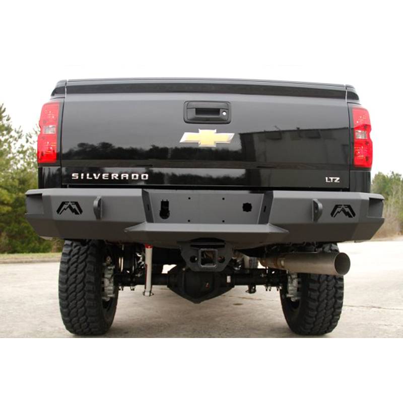 Fab Fours - Fab Fours CH08-W1450-1 Premium Rear Bumper for GMC Sierra 2500/3500 2007-2010