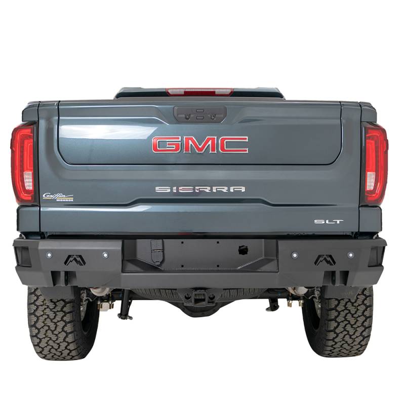 Fab Fours - Fab Fours CS07-W1850-1 Premium Rear Bumper for GMC Sierra 1500 2007-2013