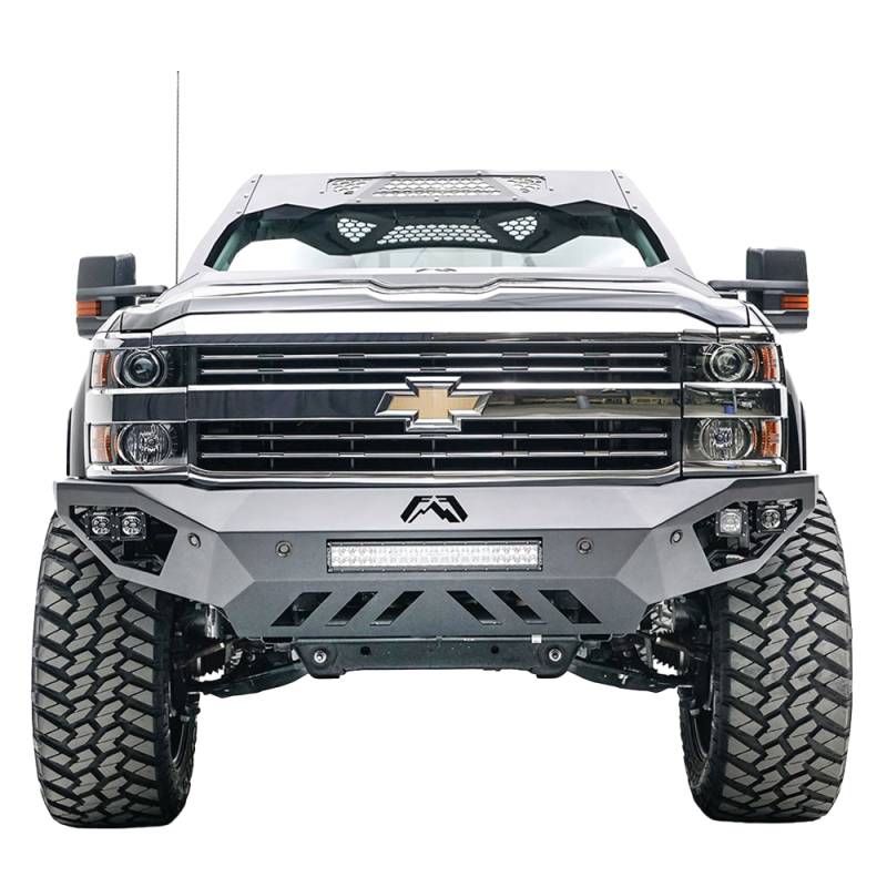 Fab Fours - Fab Fours CH15-V3051-1 Vengeance Front Bumper for Chevy Silverado 2500 HD/3500 HD 2015-2019