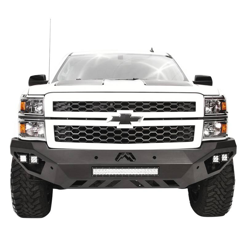 Fab Fours - Fab Fours CS14-D3051-1 Vengeance Front Bumper for Chevy Silverado 1500 2014-2015
