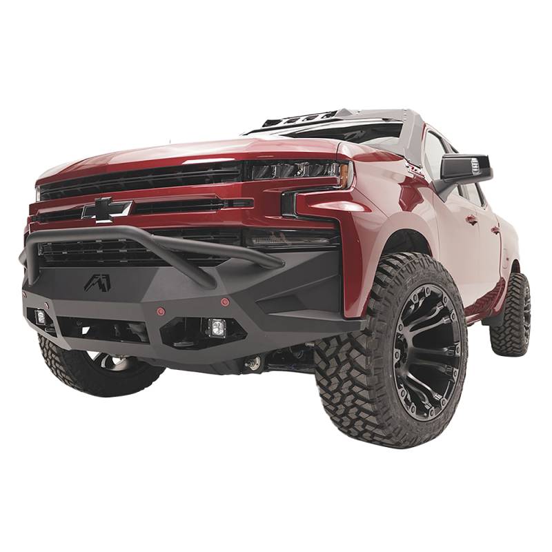 Fab Fours - Fab Fours CS07-D2052-1 Vengeance Front Bumper with Pre-Runner Guard for Chevy Silverado 1500 2007-2013