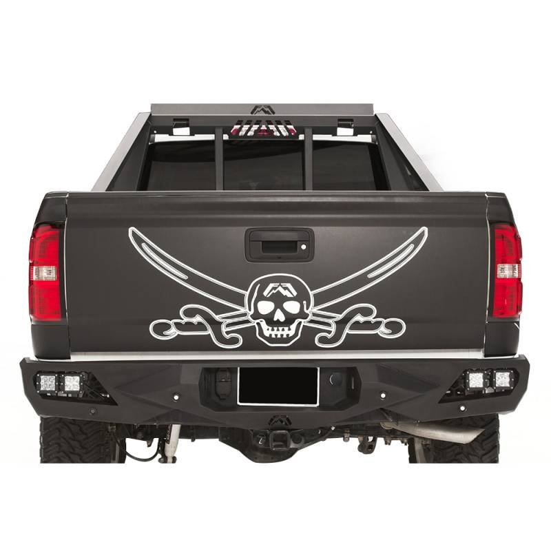 Fab Fours - Fab Fours CS07-E1850-1 Vengeance Rear Bumper for Chevy Silverado 1500 2007-2013