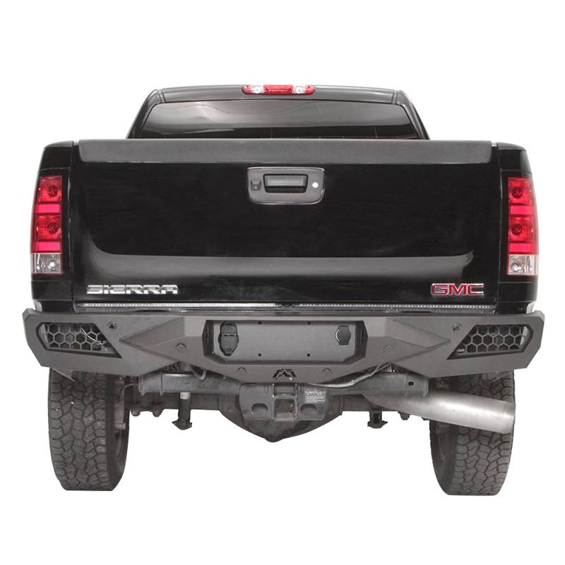 Fab Fours - Fab Fours CH11-E2151-1 Vengeance Rear Bumper for Chevy Silverado 2500/3500 2011-2014