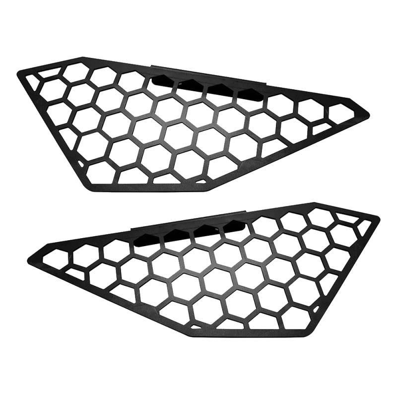 Fab Fours - Fab Fours M3350-1 Vengeance Side Light Mesh Insert Cover for GMC Sierra 1500 2016-2018
