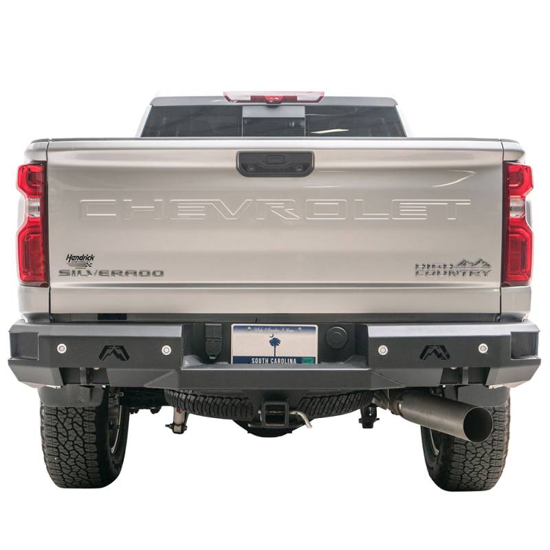 Fab Fours - Fab Fours CH20-W4951-1 Premium Rear Bumper with Sensor Holes for Chevy Silverado 2500/3500 2020