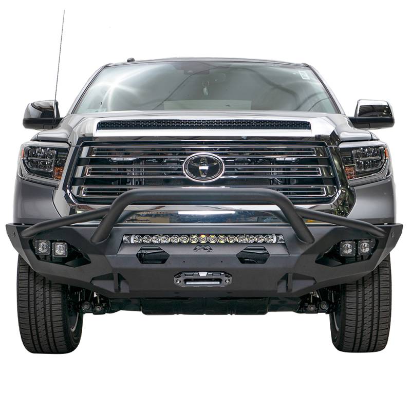 Fab Fours - Fab Fours TT14-X3852-1 Matrix Front Bumper with Pre-Runner Guard for Toyota Tundra 2014-2019