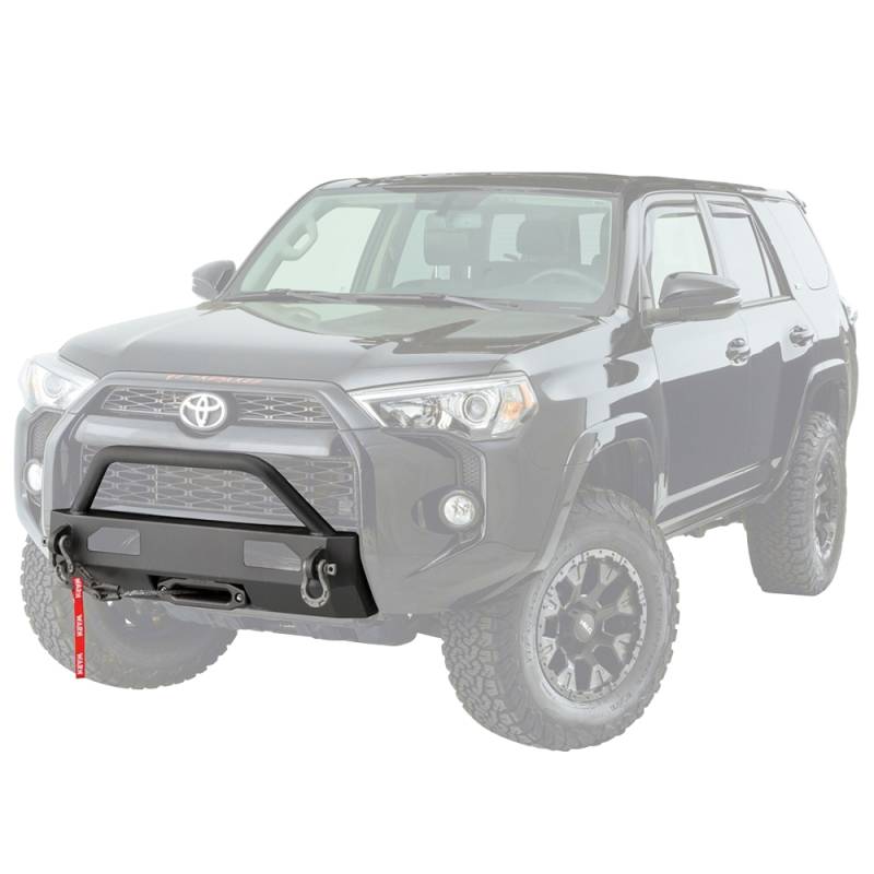 Warn - Warn 100022 Semi Hidden Winch Mount Bumper Toyota 4Runner 2014-2018