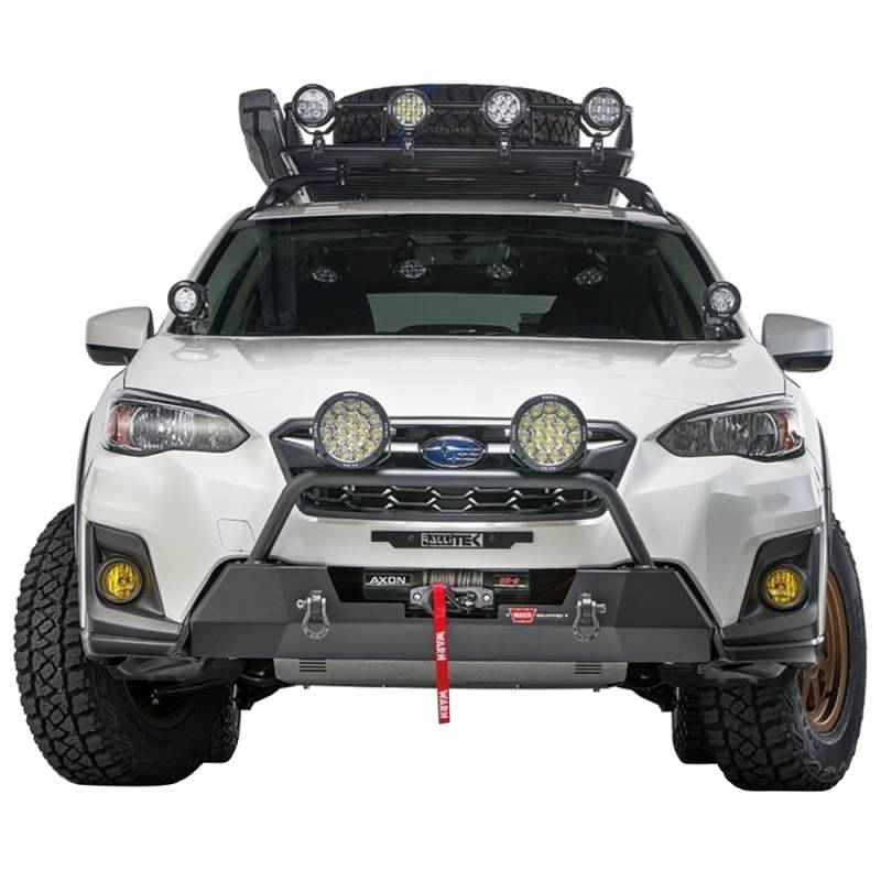 Warn - Warn 106221 Semi Hidden Winch Mount Bumper Subaru Crosstek 2018-2020