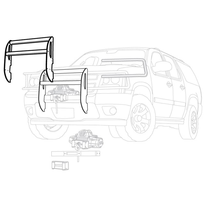 Warn - Warn 39185 Trans4mer Grille Guard