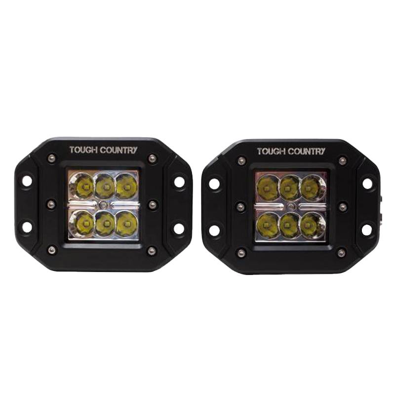 Tough Country - Tough Country Torch2x2 Flush Mount LED Light - Pair