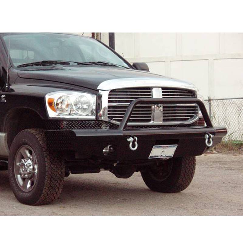 Tough Country - Tough Country AFR0615DLSMBW Apache Winch Front Bumper with Bull Bar for Dodge Ram 1500 2006-2008