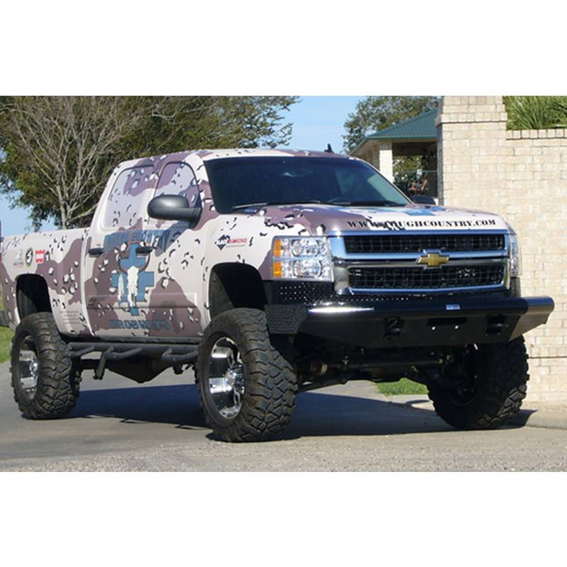 Tough Country - Tough Country AFR0710CLSMB Apache Front Bumper with Bull Bar for Chevy Silverado 1500 2007-2013
