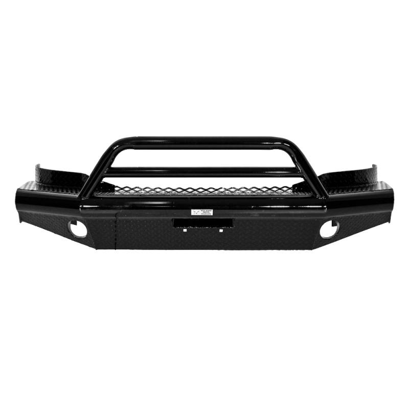 Tough Country - Tough Country AFR3415CLSMBFS Apache Front Bumper with Bull Bar and Sensor Holes for Chevy Silverado 2500/3500 2015-2019