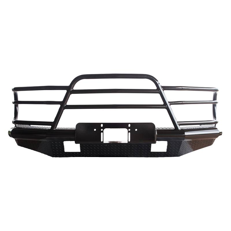 Tough Country - Tough Country DFR2017FLFSMW Deluxe Winch Front Bumper for Ford F250/F350 2017-2018