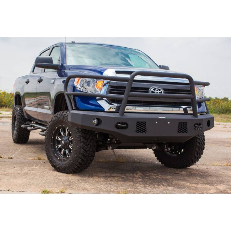 Tough Country - Tough Country EFR1034DLWBFS Evolution Front Bumper with Sensor Holes for Dodge Ram 2500/3500 2010-2018