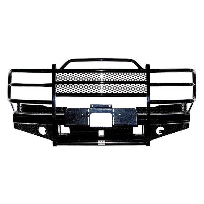 Tough Country - Tough Country TFR2006DLRESMW Traditional Winch Front Bumper for Dodge Ram 2500/3500 2006-2009