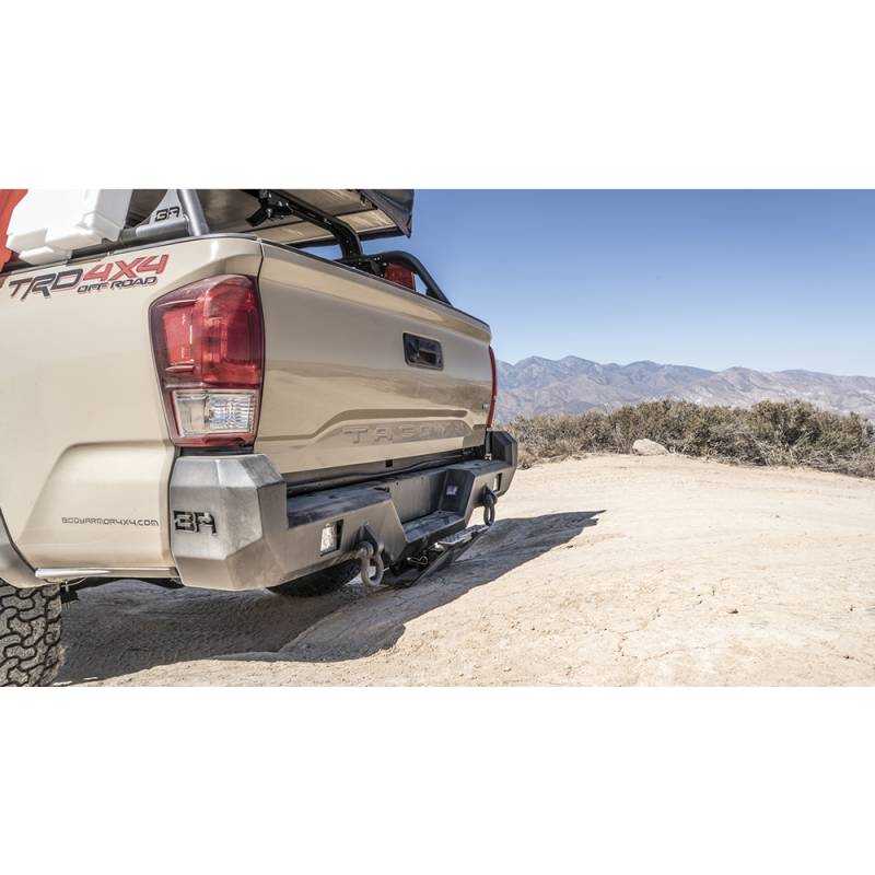 Body Armor - Body Armor TC-2963 Pro Series Rear Bumper for Toyota Tacoma 2016-2020