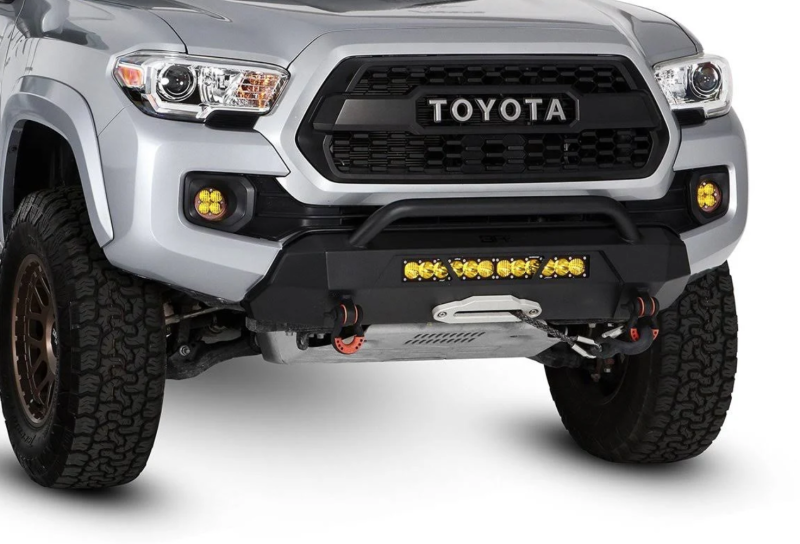 Body Armor - Body Armor TC-19339 HiLine Series Winch Front Bumper for Toyota Tacoma 2016-2020