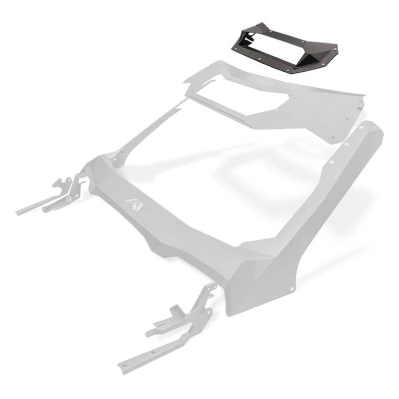 Fab Fours - Fab Fours JK3022-1 ViCowl 20" Light Bar Insert for Jeep Wrangler JK 2007-2018