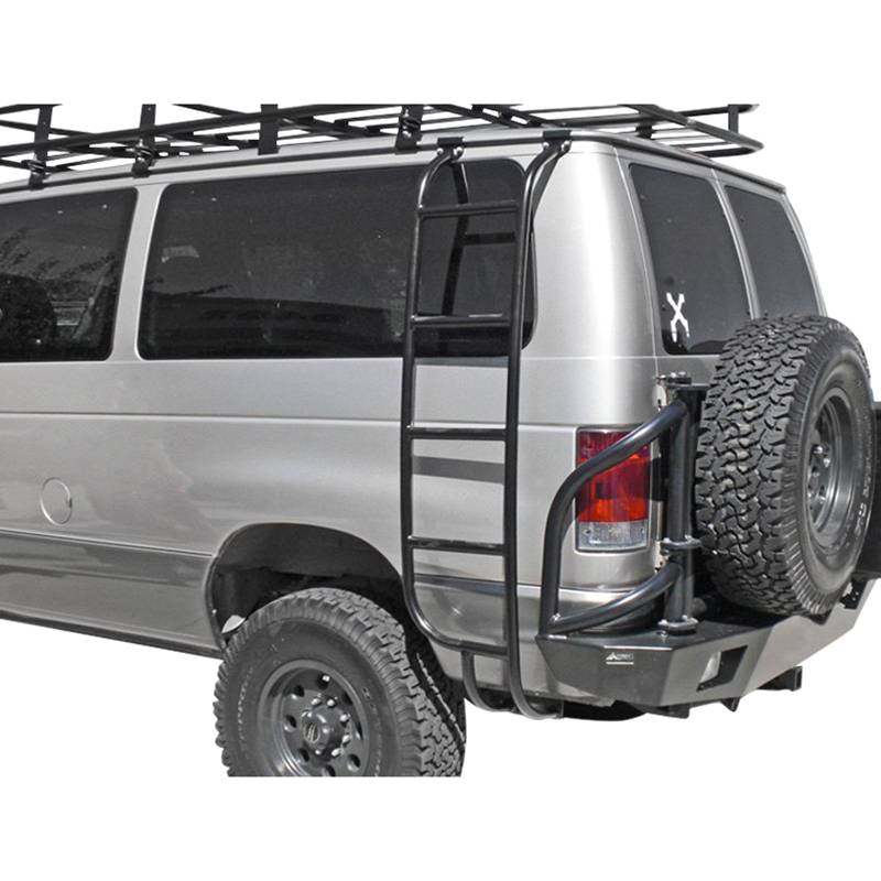 Aluminess - Aluminess 210026 Driver Side Ladder for Ford Econoline Van 1992-2014