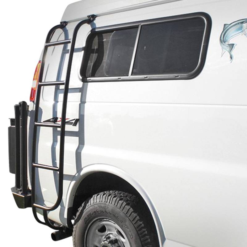 Aluminess - Aluminess 210162 Passenger Side Ladder for Chevy Express Van 2003-2020